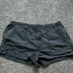 Women's Black Casual Shorts